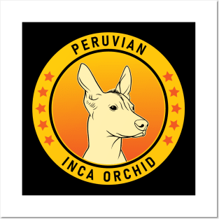 Peruvian Inca Orchid Dog Portrait Posters and Art